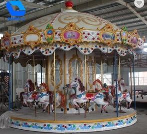 China Ritten van het manier de Klassieke Kermisterrein, de Carrousel van het LuxePretpark voor Kinderen fabriek