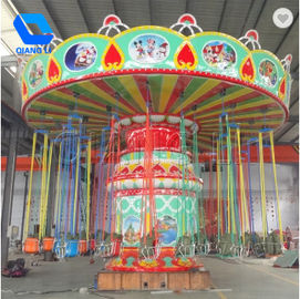 China Pasten de kleur Aangepaste Ritten van het Themapark 24 Personen aan die Stoelrit vliegen fabriek