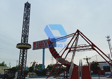 China Het Materiaal van het douanePretpark de Roterende het Vliegen Roterende Rit van de Schommelingstoren fabriek