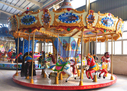 Het professionele Themapark varieerde Carrouselritten 3-36 die zetels voor verkoop in China wordt gemaakt
