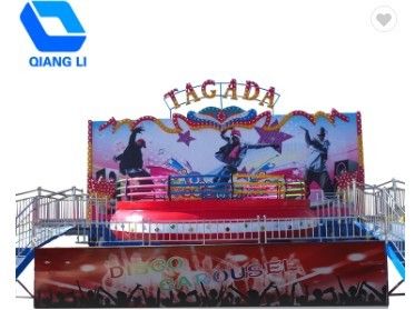 Het het Themapark van pretcarnaval berijdt de Ritten van de Draaischijffunfair van Discotagada op Aanhangwagen